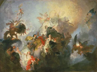 The Glorification of the Order of Premonstratensians, c.1765 (skitse)